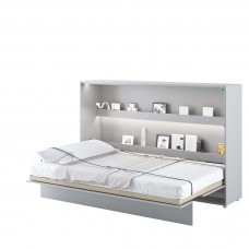 Sienas gulta 120 BED CONCEPT BC-05, balts glancēts
